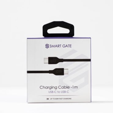 Smart Gate Cable PVC USB-C to USB-C Fast, Shielded 1m Black