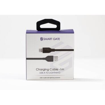 سمارت جيت كابل يو أس بى أيه - لايتينينج 1 متر- أسود