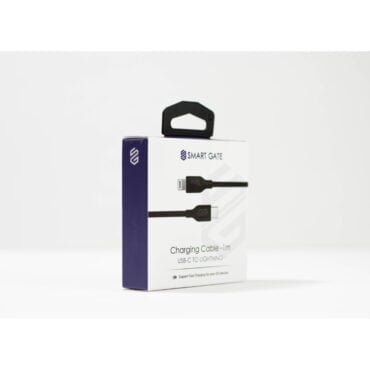 Smart Gate Cable PVC USB-C to Lightning Fast 1m Black