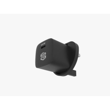 Smart Gate Wall Charger 25W 1 Port USB-C PD 3-PIN Black